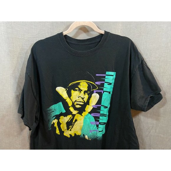 Ice Cube Shirt Adult Extra Large Black Spell Out Pullover Tee Mens - Picture 2 of 9